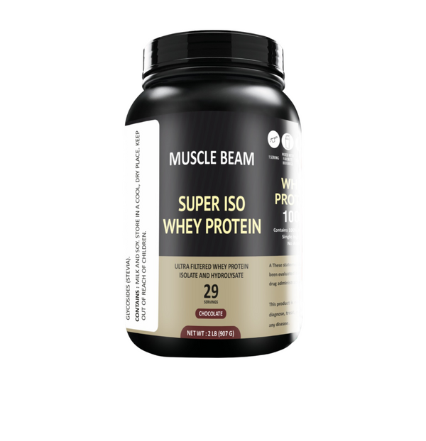 Muscle Beam Super Iso-Whey Protein 2 Lbs(907gm)