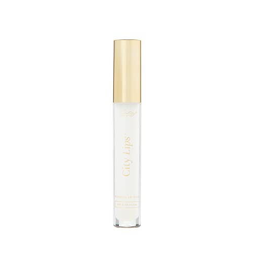 City Beauty City Lips Clear - Plumping Lip Gloss - Hydrate & Volumize - All-Day Wear - Hyaluronic Acid & Peptides Visibly Smooth Lip Wrinkles - Cruelty-Free