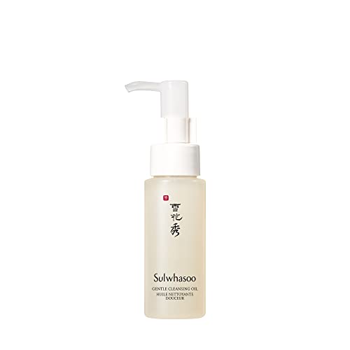 Sulwhasoo Gentle Lightweight, silky texture Korean Double Cleansing oil to melt away Waterproof Makeup, 1.69 fl. oz.