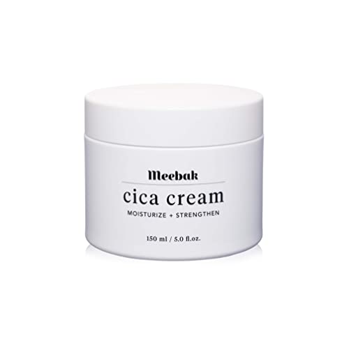 Meebak Cica Face Moisturizer for Women Anti-Aging, Korean, Neck, Chest, Day and Night Cream 5 fl oz