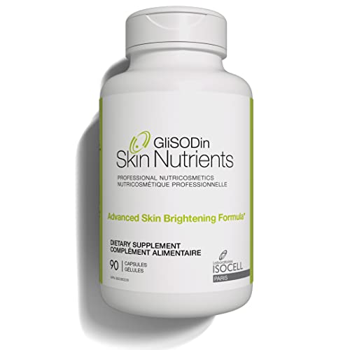 Glisodin Skin Brightening – Skin supplements clinically proven to target dark spots as well as uneven skin tone technology and protective unifying active agents - 90 capsules