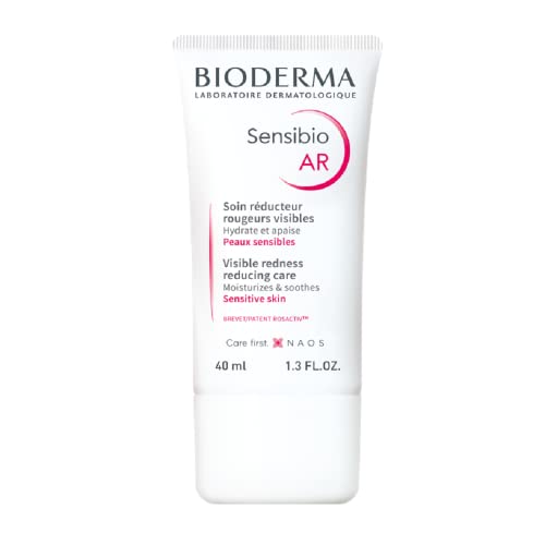 Bioderma - Sensibio AR Cream - Facial Redness Relief Lotion - Skin Soothing and Moisturizing - Face Lotion for Sensitive Skin,1.35 Fl Oz (Pack of 1)