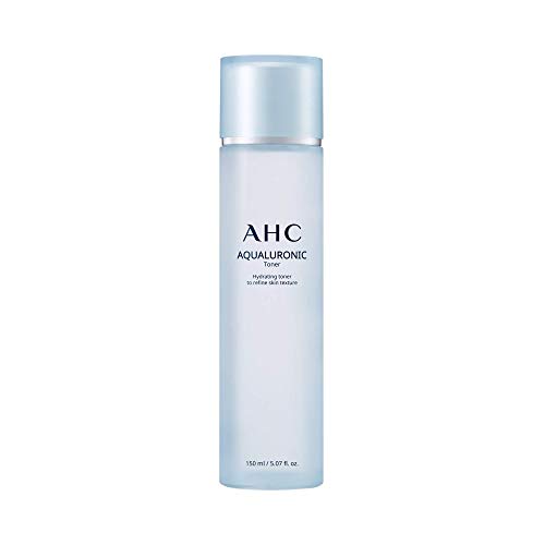 AHC Toner for Face Aqualauronic Hydrating Skin for Dehydrated Skin Triple Hyaluronic Acid Korean Skincare 5.07 oz