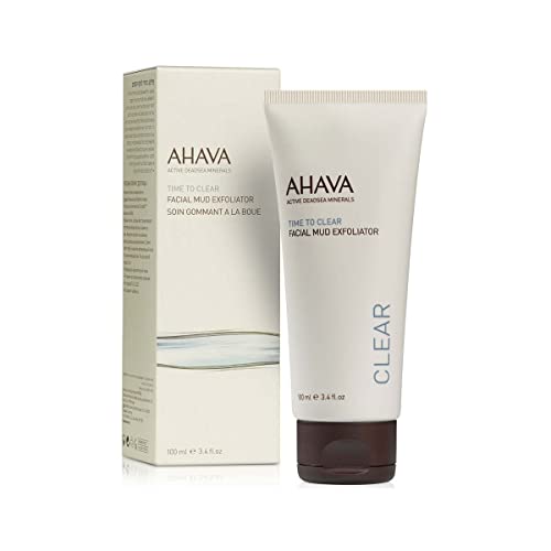 AHAVA Facial Mud Exfoliator, 3.4 Fl Oz