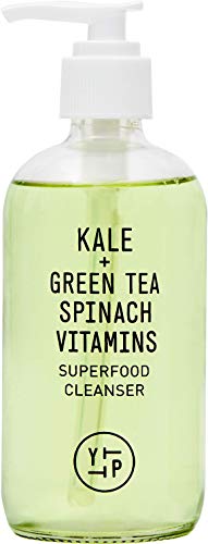 Youth To The People Kale and Green Tea Facial Cleanser - Gentle Vegan Daily Face Wash - Powerful pH Balanced Makeup Remover + Pore Minimizer for All Skin Types (8oz)