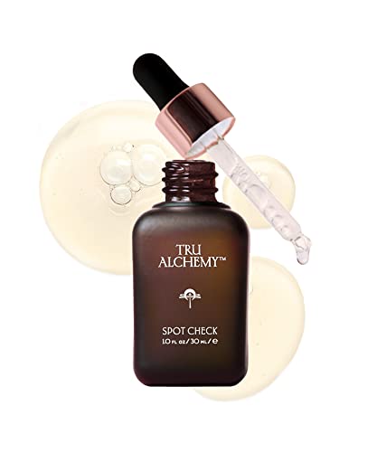 Tru Alchemy Spot Check Dark Spot Remover For Face - Niacinamide, Hyaluronic Acid, Lactic & Glycolic Acid Serum - Age Spot Remover for Face for Women - Dark Spot Corrector for Face - 1 fl oz/30 ml