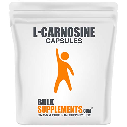 BulkSupplements.com L-Carnosine Eye Supplement Vegetarian - Vegetarian Supplement - Nerve Support Formula - Amino for Brain - AMK Supplement (100 Vegetarian Capsules - 100 Servings)