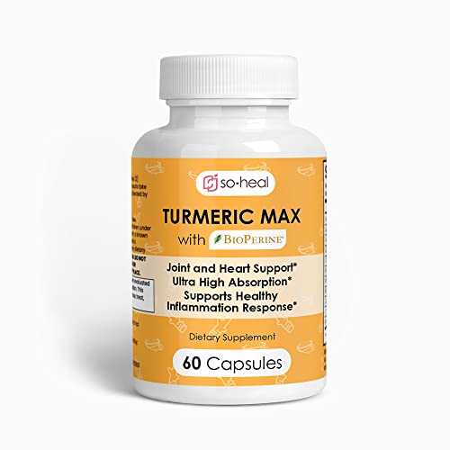 Turmeric Curcumin with Ginger & BioPerine, AKA Black Pepper, 2600mg/Day, & 10 Special Ingredients for Natural Joint Support & Health