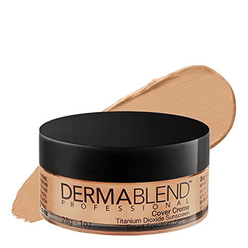 Dermablend Cover Creme High Coverage Foundation with SPF 30, 30N Sand Beige, 1 Oz.