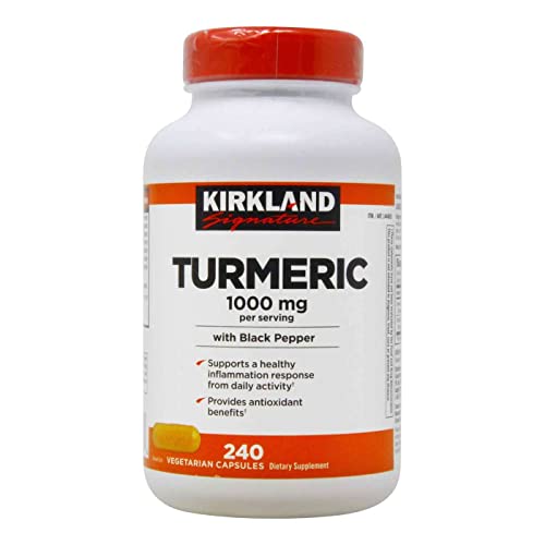 Kirkland Signature Turmeric 1000 mg, 240 Capsules