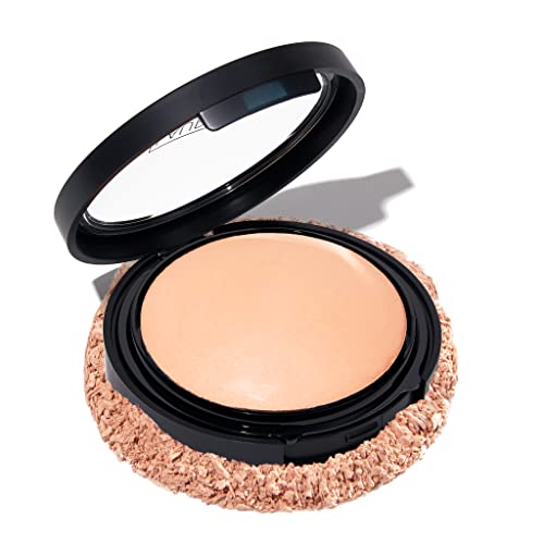 LAURA GELLER NEW YORK Baked Double Take Powder Foundation - Fair - Buildable Medium to Full Coverage - Matte Finish