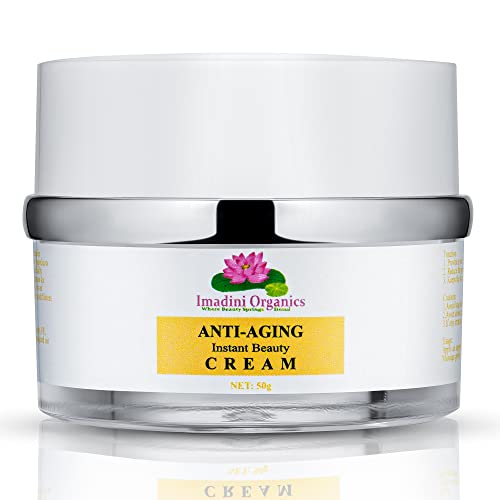 Imadini Premium Anti-Aging Face Cream, Reduces Wrinkles, Dark Spots & Fine Lines, Organic Extrac & Herbal Ingredients, Pure Neck Firming Cream, Reduce Sun Spot Face