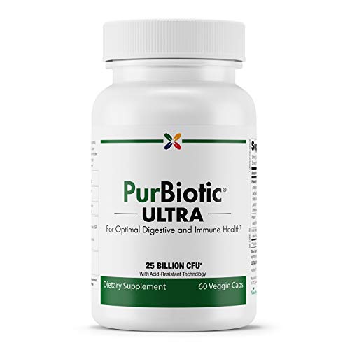 Stop Aging Now - PurBiotic® ULTRA 25 BILLION CFU (PRUWPT) - For Optimal Digestive and Immune Health - 60 Veggie Caps