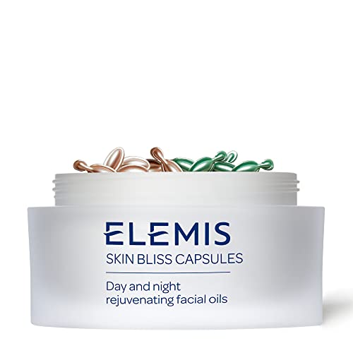 ELEMIS Skin Bliss Capsules | Antioxidant-Rich Anti-Aging Day and Night Face Oils Purify, Replenish, and Nourish the Skin | 60 Count