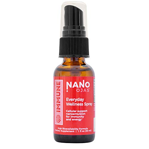 All-in-One Immune Support Supplement & Natural Energy Booster. High Absorption Nano Spray for Cellular Level Immune Defense. Plant Based Safe & Easy Daily Wellness Formula for Kids, Adults & Seniors