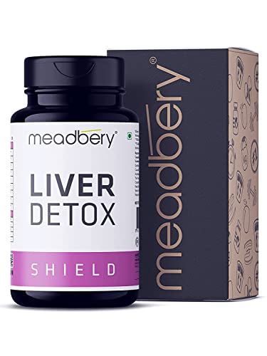 Miri Liver Detox Supplement for Men and Women with 400Mg of Milk Thistle for Healthy Liver | Helps in Cleanse Liver, Natural Protection Against Fatty Liver -30 Vegetarian Tablets