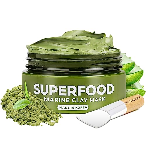 Korean Skin Care Detox Face Mask with Avocado & Superfoods - Clay Mask Dermatologist Tested, Hydrating Mud Mask for Face and Body - Vegan Face Masks Skincare 3.4 Oz/100ml