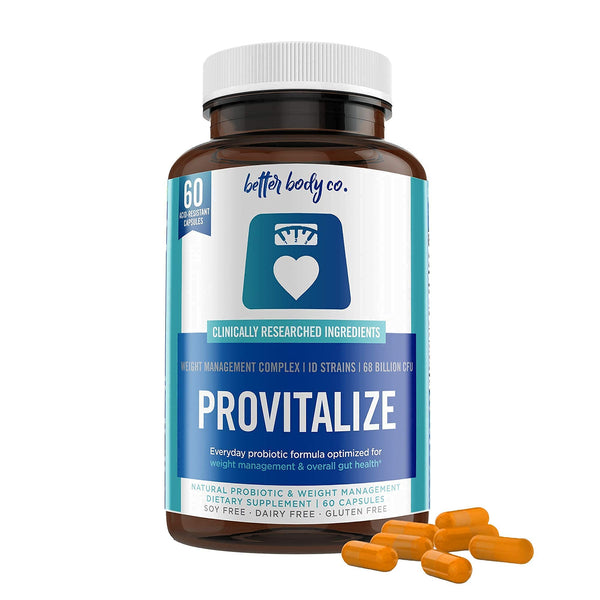 Original Provitalize | Natural Menopause Probiotics for Weight Gain, Hot Flashes, Night Sweats, Low Energy, Mood Swings, Gut Health. Unique Probiotics Formula